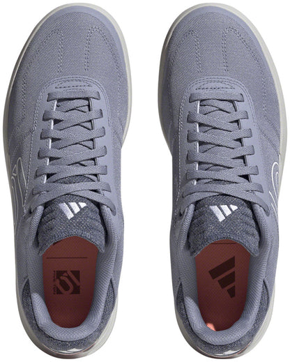 Five Ten Sleuth Deluxe Canvas Flat Shoes - Women's Silver Violet/Ftwr White/Coral 7.5