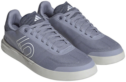 Five Ten Sleuth Deluxe Canvas Flat Shoes - Women's Silver Violet/Ftwr White/Coral 9