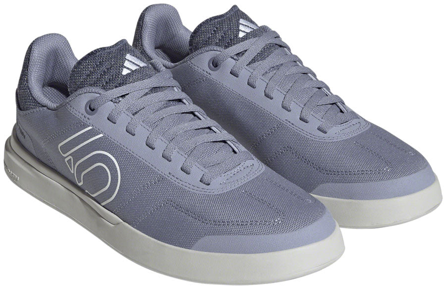 Five Ten Sleuth Deluxe Canvas Flat Shoes - Women's Silver Violet/Ftwr White/Coral 10