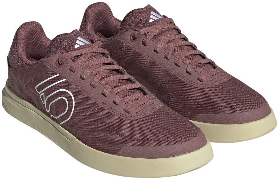 Five Ten Sleuth Deluxe Canvas Flat Shoes - Women's Quiet Crimson/Ftwr White/Core BLK 8.5