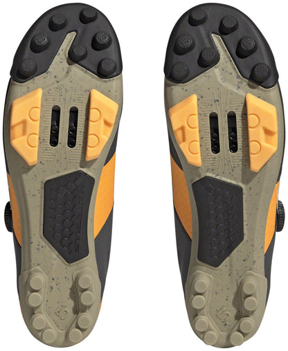 Five Ten Kestrel BOA Mountain Clipless Shoes - Men's Core BLK/Ftwr White/Impact Orange 11.5