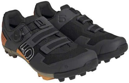 Five Ten Kestrel BOA Mountain Clipless Shoes - Men's Core BLK/Ftwr White/Impact Orange 13