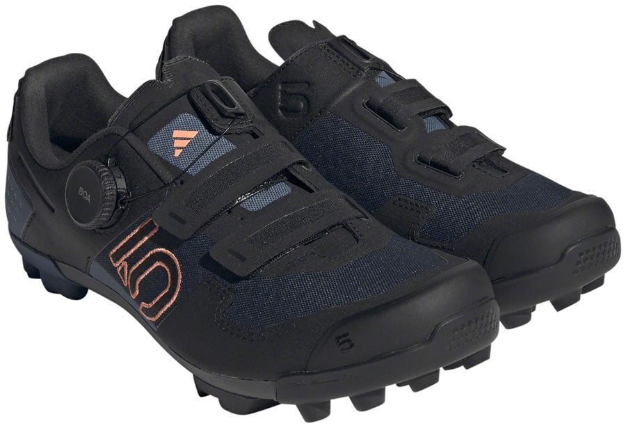 Five Ten Kestrel BOA Mountain Clipless Shoes - Women's Legend Ink/Core BLK/Coral Fusion 9