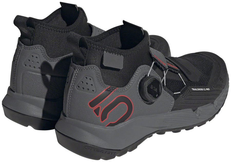 Five Ten Trailcross Pro Mountain Clipless Shoes - Women's Gray Five/Core BLK/Red 8.5