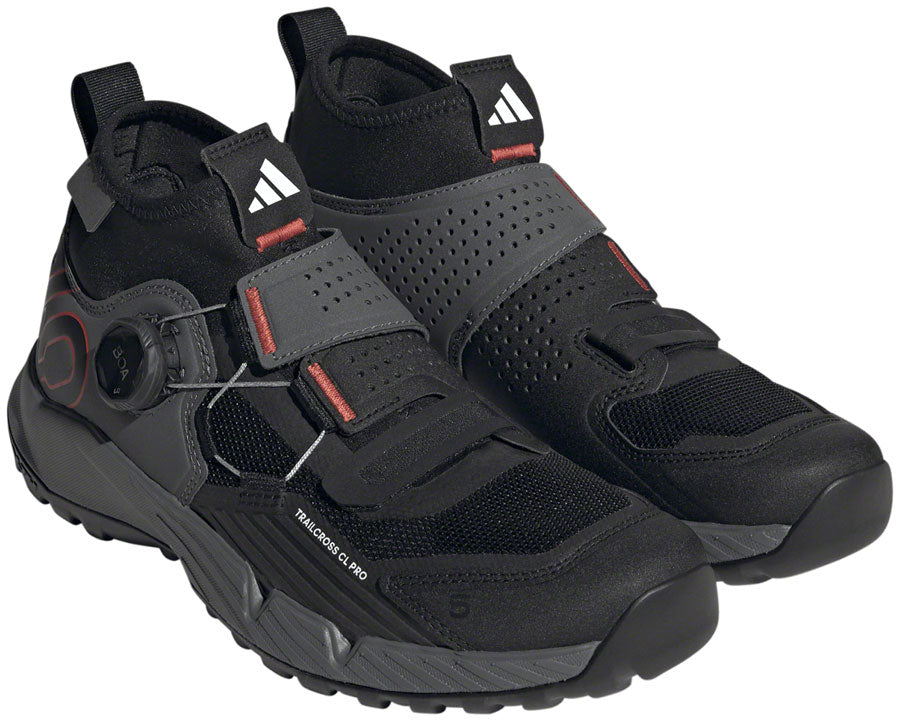 Five Ten Trailcross Pro Mountain Clipless Shoes - Women's Gray Five/Core BLK/Red 8.5