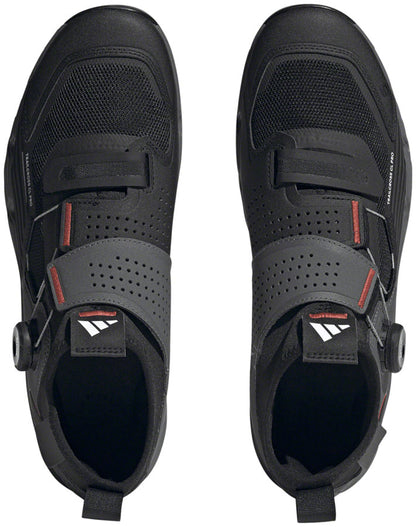 Five Ten Trailcross Pro Mountain Clipless Shoes - Men's Gray Five/Core BLK/Red 9.5