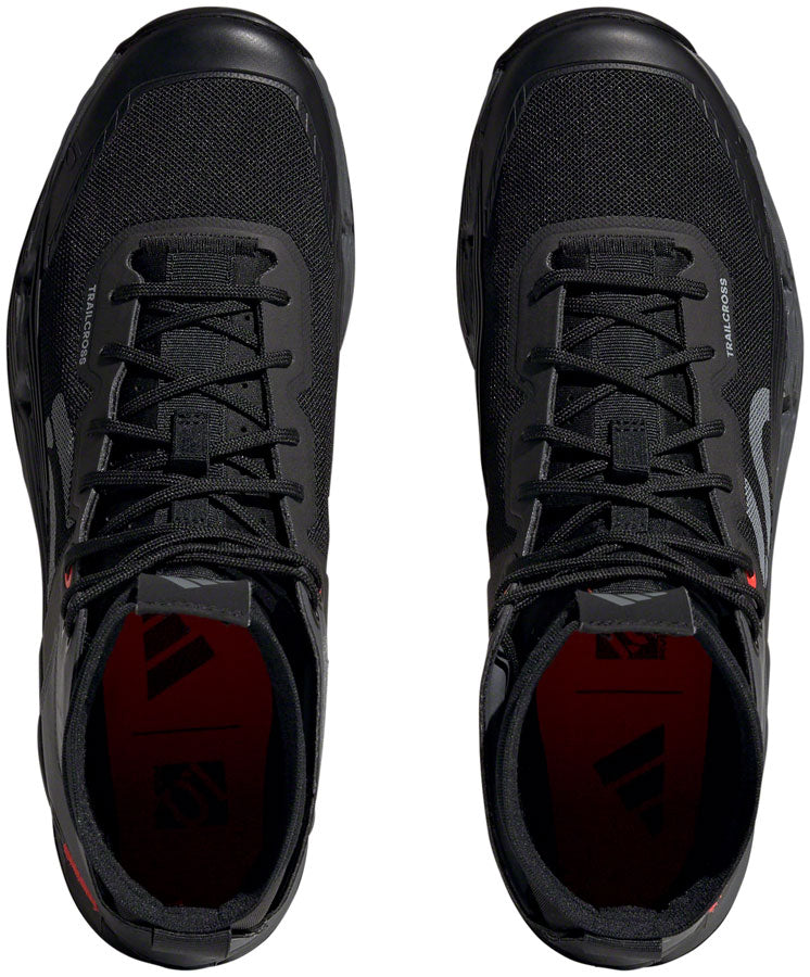 Five Ten Trailcross Mid Pro Flat Shoes - Men's Core BLK/Gray Two/Solar Red 11