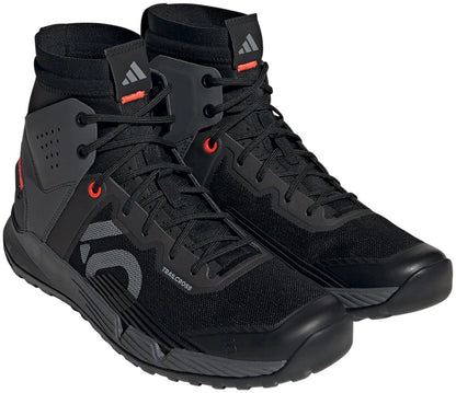 Five Ten Trailcross Mid Pro Flat Shoes - Men's Core BLK/Gray Two/Solar Red 12