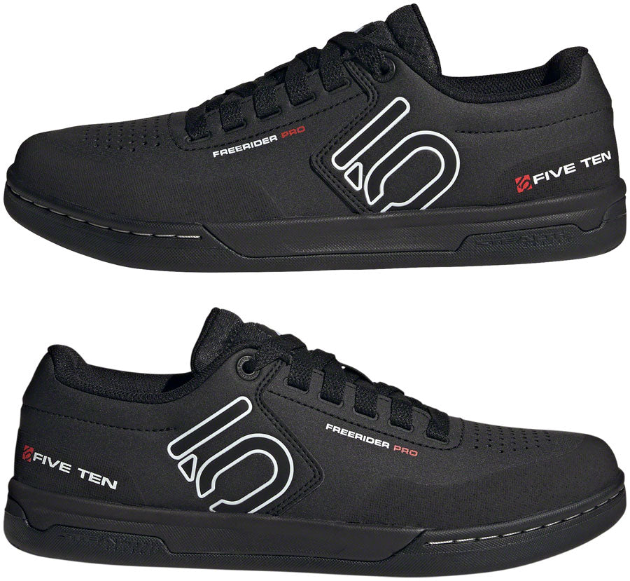 Five Ten Freerider Pro Flat Shoes - Men's Core BLK/Ftwr White/Ftwr White 7.5