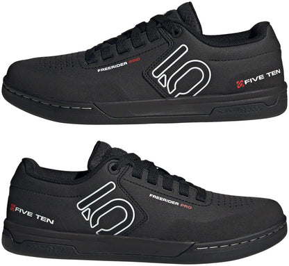 Five Ten Freerider Pro Flat Shoes - Men's Core BLK/Ftwr White/Ftwr White 7.5