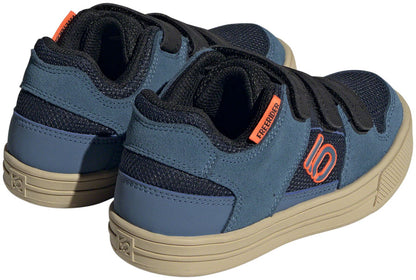 Five Ten Freerider Kid's VCS Flat Shoes - Youth Legend Ink/Wonder Steel/Impact Orange 1.5K