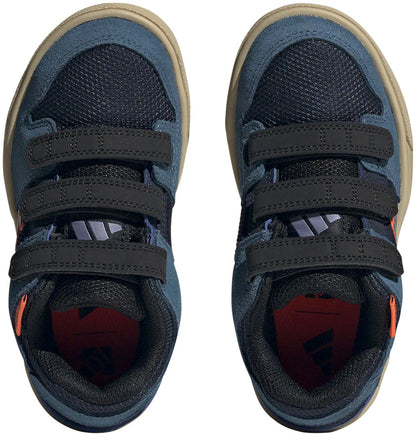 Five Ten Freerider Kid's VCS Flat Shoes - Youth Legend Ink/Wonder Steel/Impact Orange 4.5K