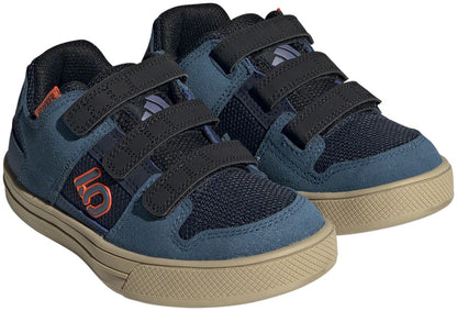 Five Ten Freerider Kid's VCS Flat Shoes - Youth Legend Ink/Wonder Steel/Impact Orange 2.5K