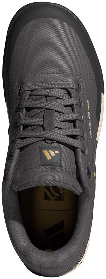 Five Ten Freerider Pro Canvas Flat Shoes - Men's Charcoal/Carbon/Oat 7.5