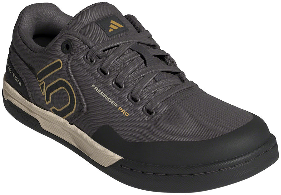 Five Ten Freerider Pro Canvas Flat Shoes - Men's Charcoal/Carbon/Oat 7.5