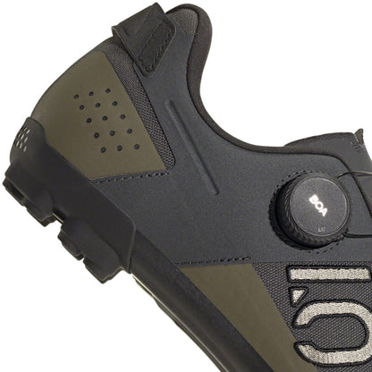 Five Ten Kestrel BOA Mountain Clipless Shoes - Men's Gray Six/Silver Pebble/Olive Strata 11