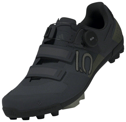 Five Ten Kestrel BOA Mountain Clipless Shoes - Men's Gray Six/Silver Pebble/Olive Strata 15