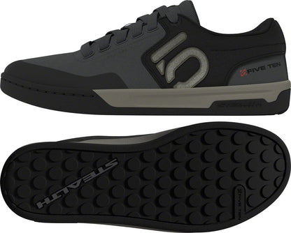 Five Ten Freerider Pro Canvas Flat Shoes - Men's Gray Six/Silver Pebble/Core BLK 9