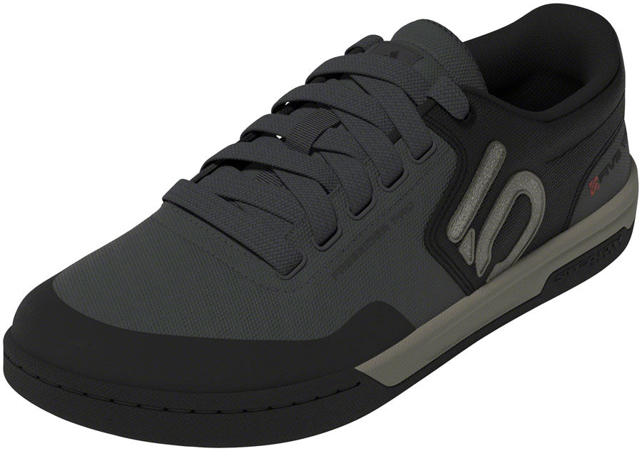 Five Ten Freerider Pro Canvas Flat Shoes - Men's Gray Six/Silver Pebble/Core BLK 7.5
