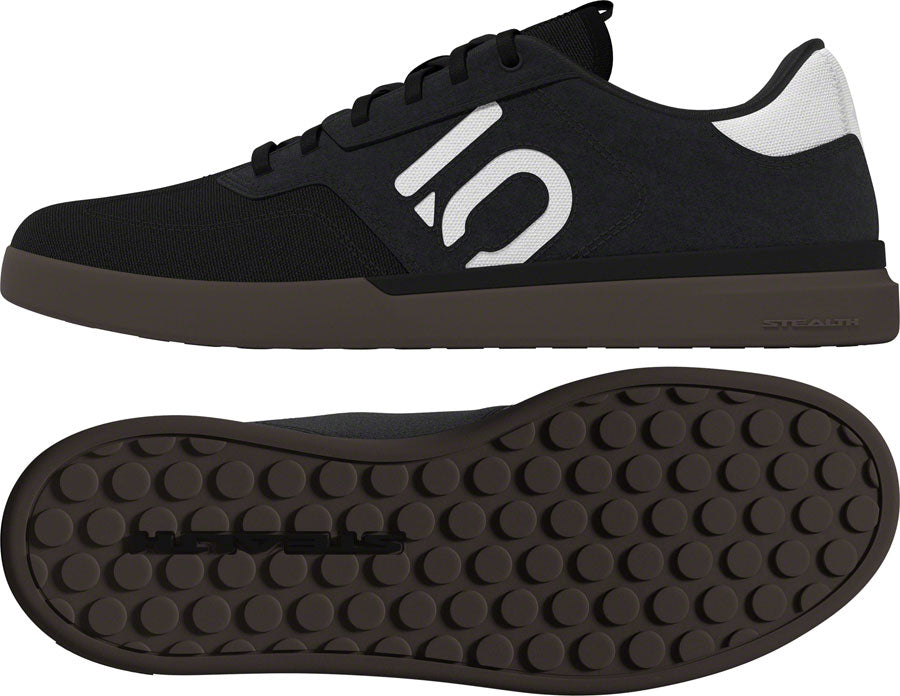 Five Ten Sleuth Canvas Flat Shoes - Men's Core BLK/Core BLK/FTWR White 9.5