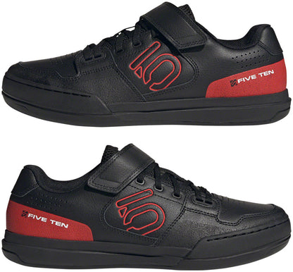 Five Ten Hellcat Mountain Clipless Shoes - Men's Core BLK/Red/FTWR White 12