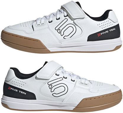 Five Ten Hellcat Mountain Clipless Shoes - Men's FTWR White/Core BLK/Red 12
