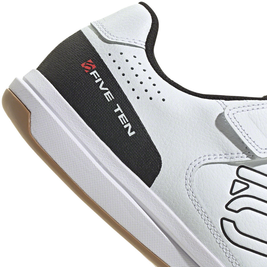 Five Ten Hellcat Mountain Clipless Shoes - Men's FTWR White/Core BLK/Red 7.5