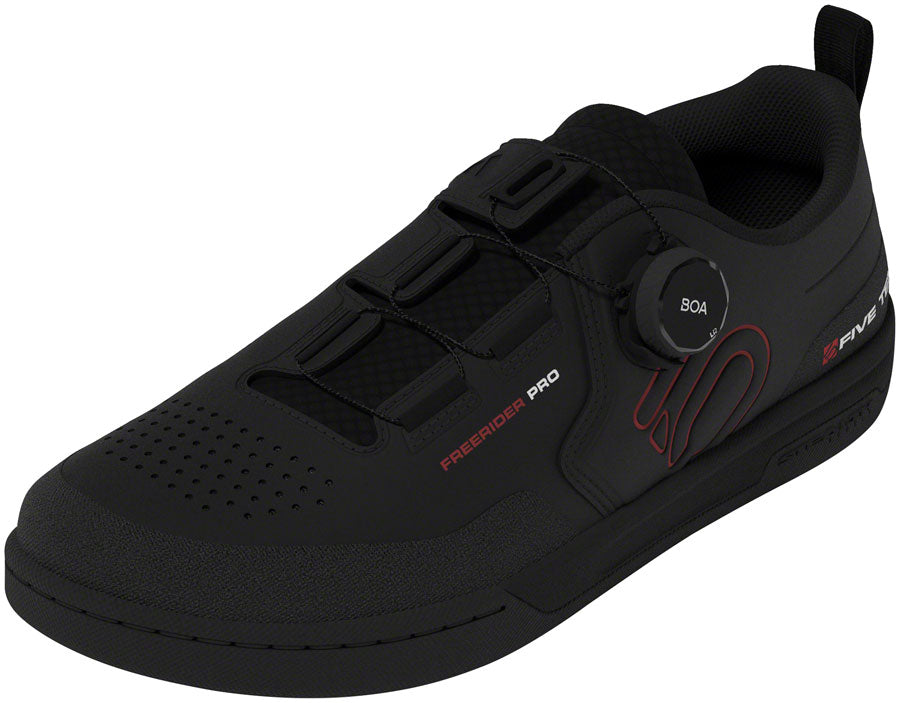 Five Ten Freerider Pro BOA Flat Shoes - Men's Core Black/Red/FTWR White 10