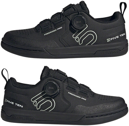 Five Ten Freerider Pro BOA Flat Shoes - Women's  Core BLK/Linen Green/FTWR White 5