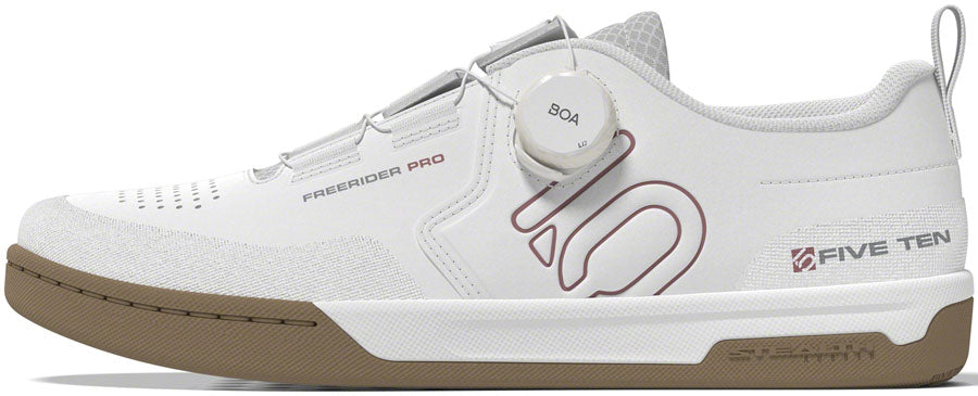 Five Ten Freerider Pro BOA Flat Shoes - Women's  FTWR White/Warm Clay/Gray Three 5.5