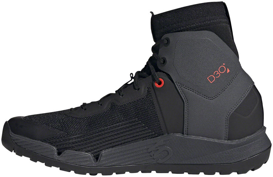 Five Ten Trailcross Mid Pro Flat Shoes - Men's Core BLK / Gray Two / Solar Red 7.5