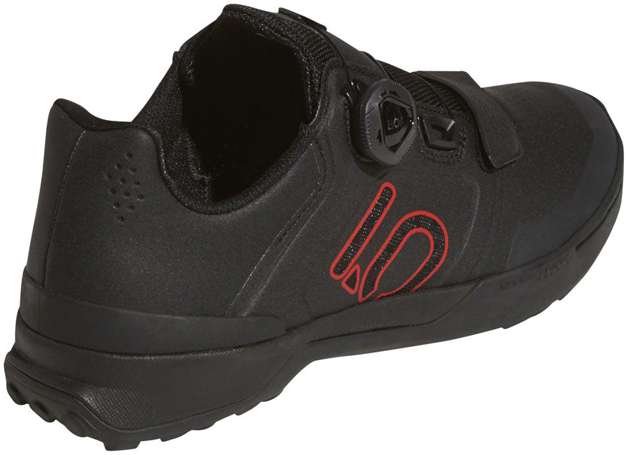 Five Ten Kestrel Pro BOA Mountain Clipless Mountain Clipless Shoes - Men's Core BLK / Red / Gray Six 7.5