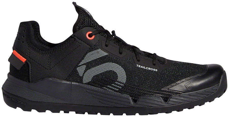 Five Ten Trailcross LT Flat Shoes  -  Women's Core BLK / Gray Two / Solar Red 9.5
