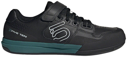 Five Ten Hellcat Mountain Clipless Shoes - Women's Core BLK / Crystal White / Hazy Emerald 10.5