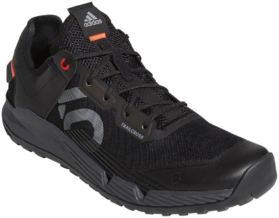 Five Ten Trailcross LT Flat Shoes - Men's Core BLK / Gray Two / Solar Red 9