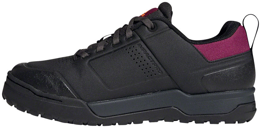 Five Ten Impact Pro Flat Shoes - Women's Core BLK / Signal Orange / Power Berry 7.5
