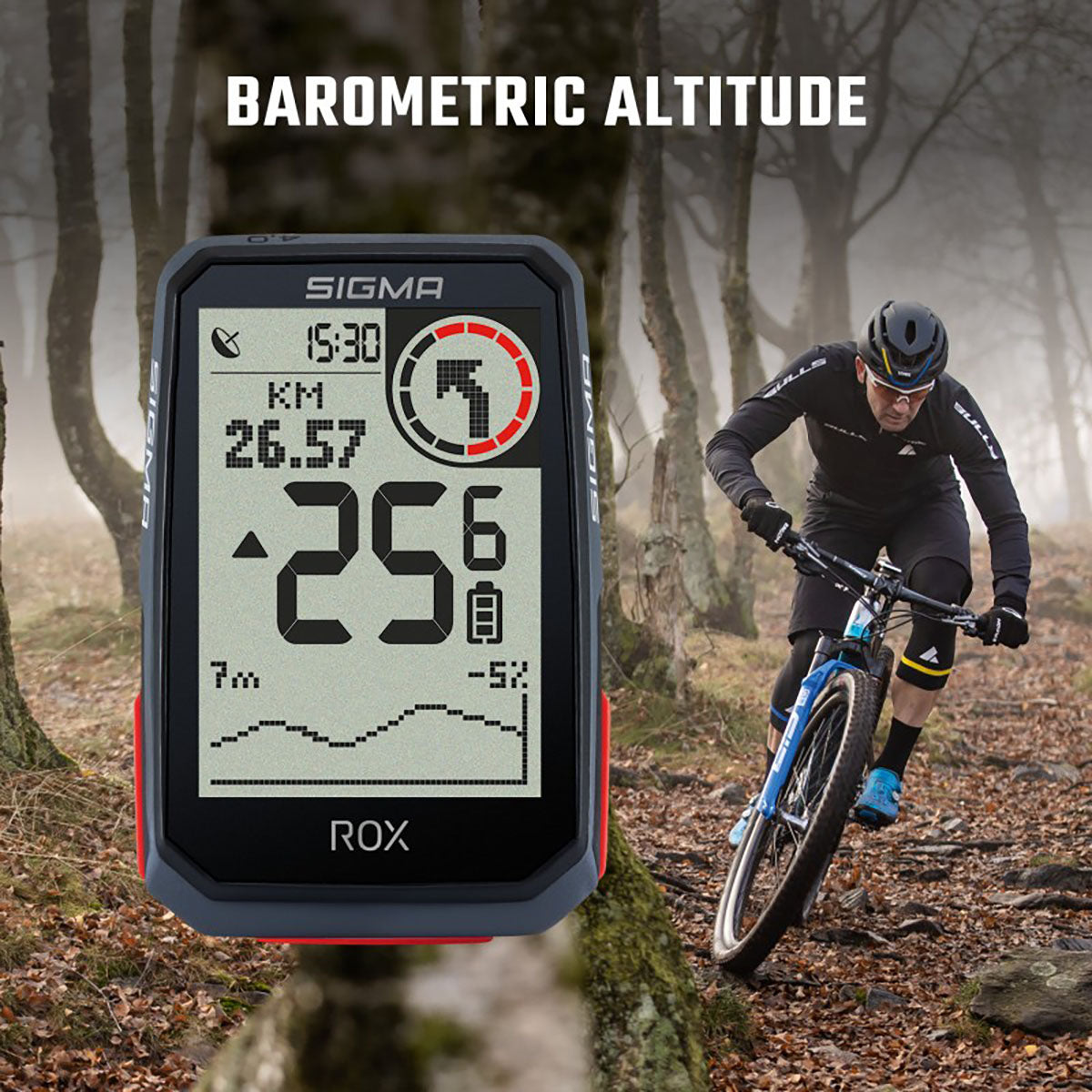 SIGMA GPS Bike Computer - ROX 4.0 Black Basic