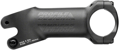 Profile Design 1/Seventeen Stem - 60 mm 31.8 Clamp +/-17 1 1/8" Alloy Black