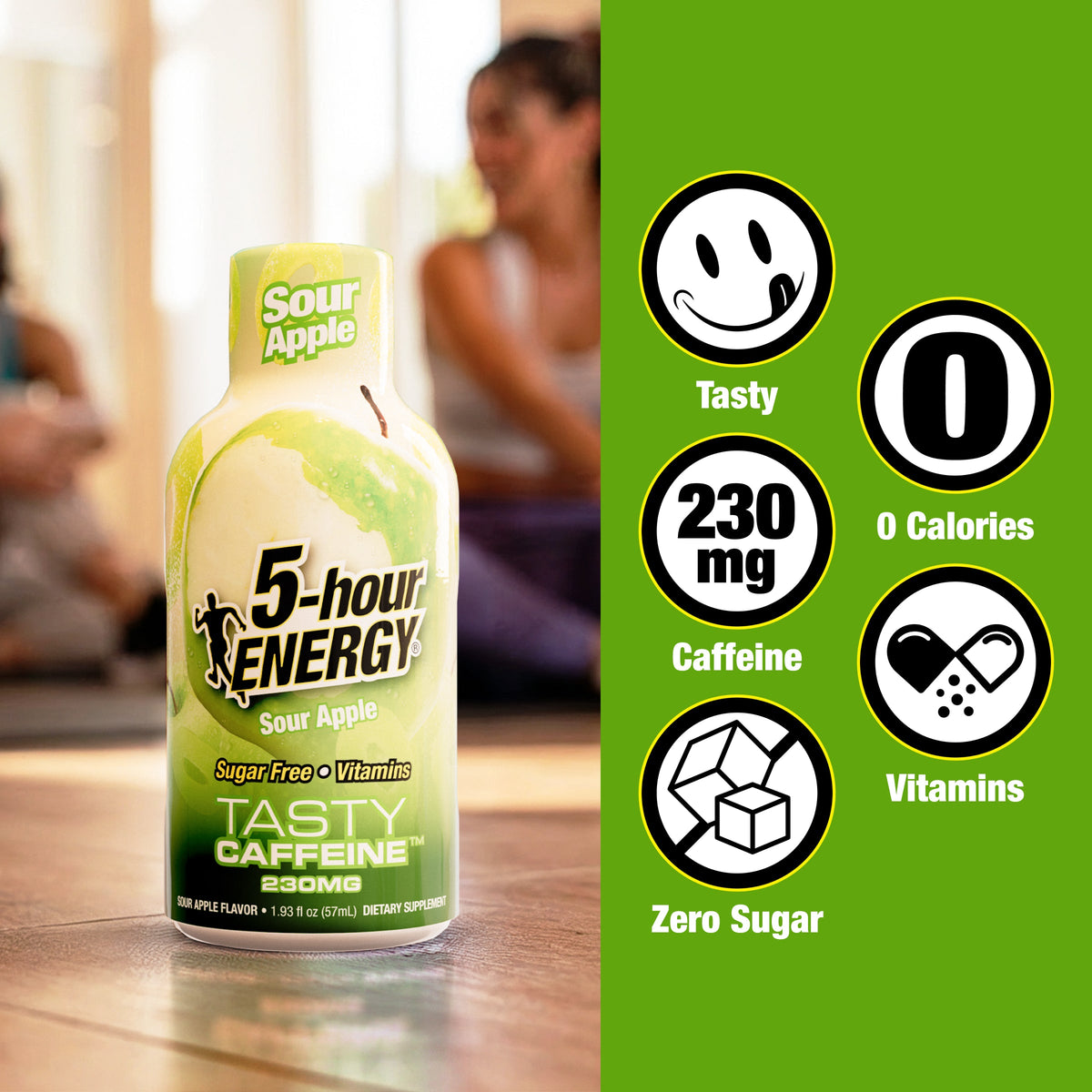 Sour Apple Flavor Extra Strength 5-hour ENERGY Shots