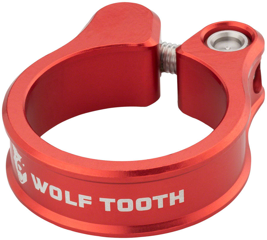 Wolf Tooth Seatpost Clamp - 29.8mm Bolt-On Red