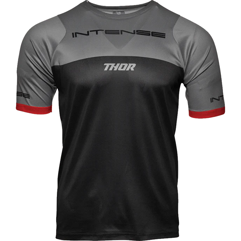 Men's INTENSE x THOR MTB Grey/ Black Short Sleeve Jersey