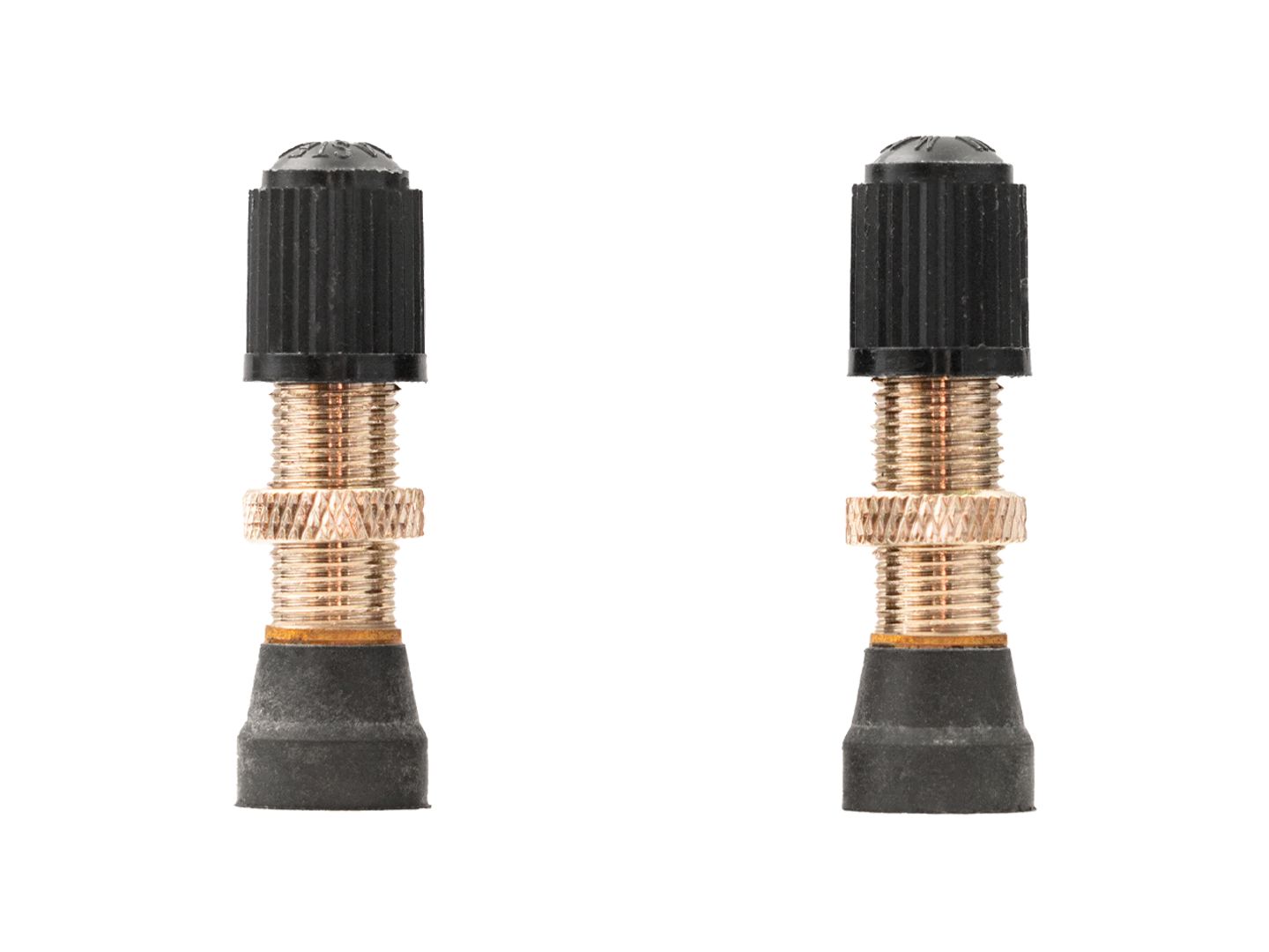 Stan's Tubeless Universal Valve Stems - Brass Regular Schrader Pair