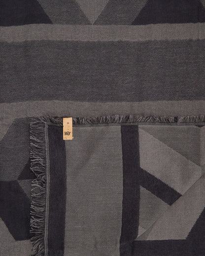 Cotton Geo Blanket Scarf