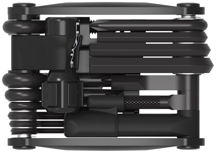Lezyne Rap II - 20 Tubeless Multi Tool - 20 Tools With Chain Tool Tubeless Plug Kit Co2 Inflator BLK