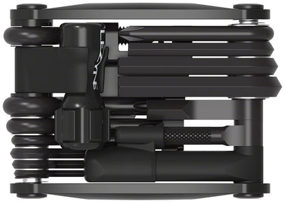 Lezyne Rap II - 20 Tubeless Multi Tool - 20 Tools With Chain Tool Tubeless Plug Kit Co2 Inflator BLK