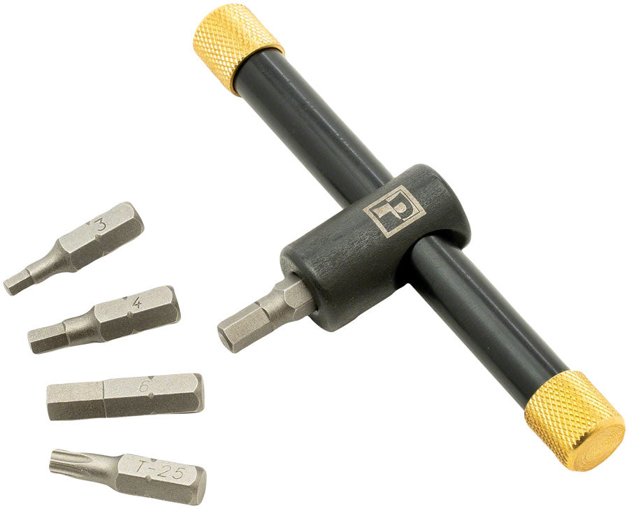 Pedros T Handle Bit Drive Multi Tool Black
