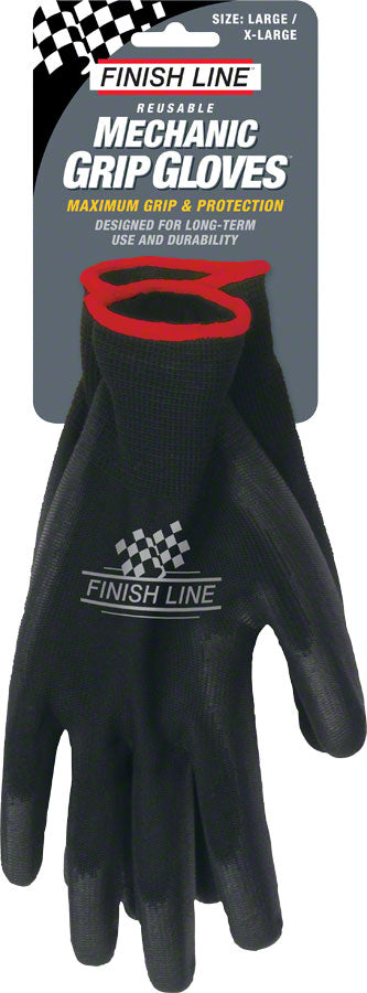 Finish Line Mechanic's Grip Gloves LG/XL