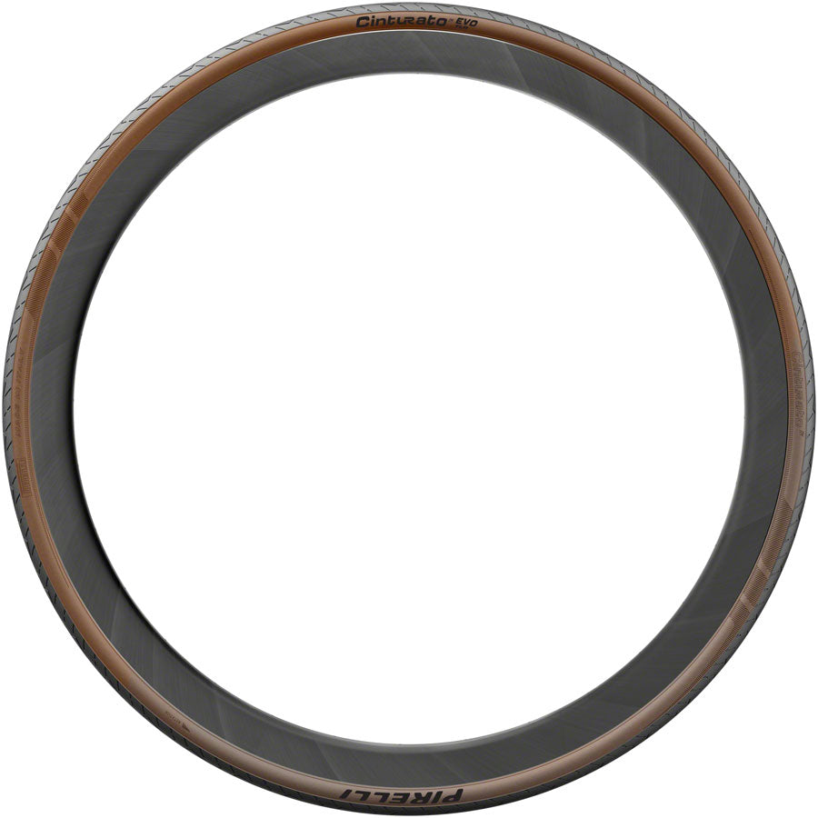 Pirelli Cinturato EVO TLR Tire - 700 x 30 Tubeless Folding Classic Tan TechWall+Road SmartEvo AS