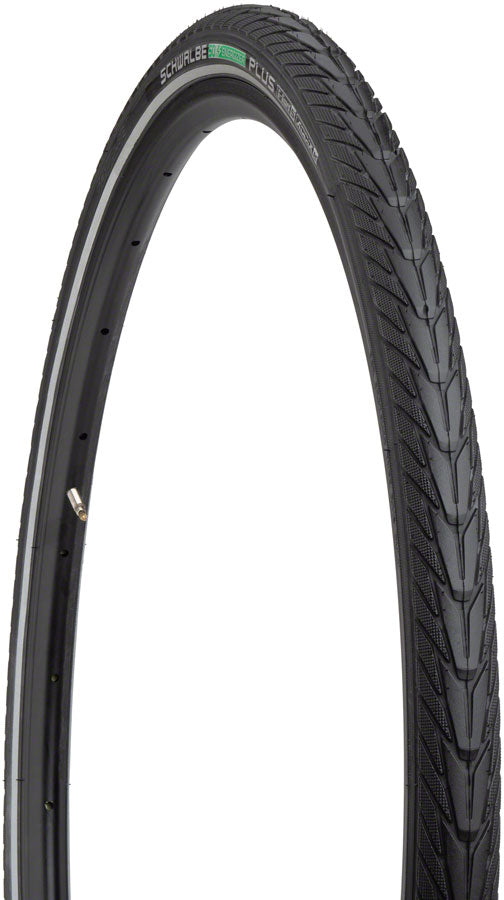 Schwalbe Energizer Plus Tire - 700 x 45 Clincher Wire BLK/Reflective Performance GreenGuard Addix E50