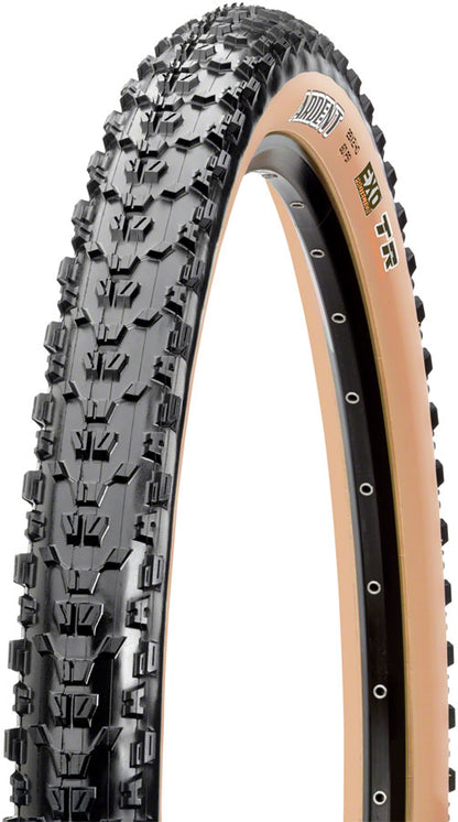 Maxxis Ardent Tire - 27.5 x 2.4 Tubeless Folding Black/Dark Tan Dual EXO